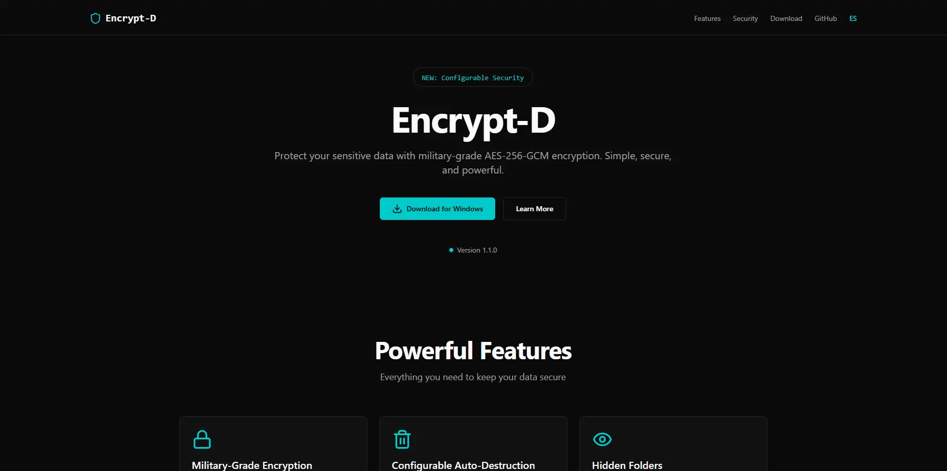 Encrypt-D - Project screenshot